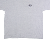 GILDAN Las Vegas Mens T-Shirt Grey 90s USA Crew Neck XL