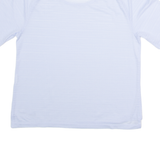 NIKE Womens T-Shirt Blue Crew Neck S