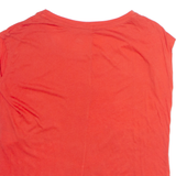 NIKE Womens T-Shirt Red Sleeveless S