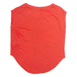 NIKE Womens T-Shirt Red Sleeveless S