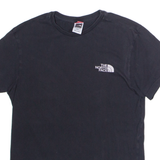 THE NORTH FACE Mens T-Shirt Black Crew Neck XS