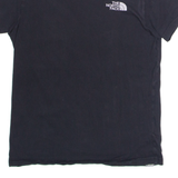 THE NORTH FACE Mens T-Shirt Black Crew Neck XS