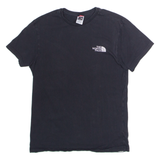 THE NORTH FACE Mens T-Shirt Black Crew Neck XS