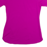 NIKE Womens T-Shirt Pink V-Neck XS