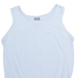 NIKE Womens Vest Blue Sleeveless M