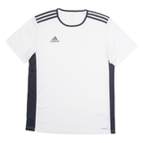 ADIDAS Mens Jersey White Crew Neck L