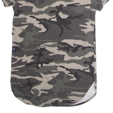 ASHES TO DUST Camouflage Mens T-Shirt Green Crew Neck S