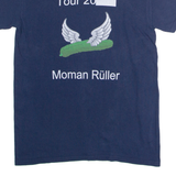 GILDAN Team Hangover Member Mens T-Shirt Blue Crew Neck S