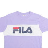 FILA Womens T-Shirt Purple Crew Neck M
