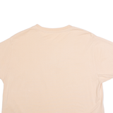 LEVI'S Cropped Womens T-Shirt Beige Crew Neck M