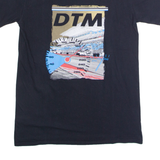 DTM Racing Mens T-Shirt Black Crew Neck S
