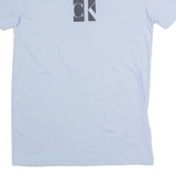 CALVIN KLEIN JEANS Mens T-Shirt Blue Crew Neck S