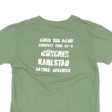 GILDAN Mens T-Shirt Green Crew Neck L