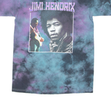 AUTHENTIC HENDRIX Jimi Hendrix Mens Band T-Shirt Blue Crew Neck S
