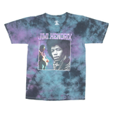 AUTHENTIC HENDRIX Jimi Hendrix Mens Band T-Shirt Blue Crew Neck S