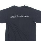 GILDAN Ambi Labs Mens T-Shirt Black Crew Neck L