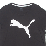 PUMA Womens T-Shirt Black UK 12