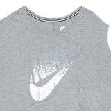 NIKE Womens Vest Grey Sleeveless XL