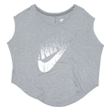 NIKE Womens Vest Grey Sleeveless XL