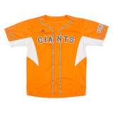 ADIDAS SAN FRANCISCO GIANTS Mens Jersey Orange USA Button Neck M