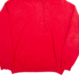 GILDAN Womens Red Hoodie L