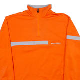 ODLO Mens Sweatshirt Orange 1/4 Zip S