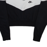 NIKE Cropped Womens Sweatshirt Black M