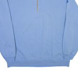 EOC Mens Sweatshirt Blue 1/4 Zip L