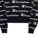 CHAMPION Cropped Womens Sweatshirt Black S
