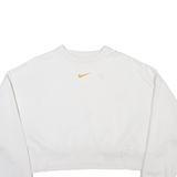 NIKE Cropped Womens Sweatshirt White M