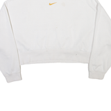 NIKE Cropped Womens Sweatshirt White M