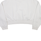NIKE Cropped Womens Sweatshirt White M