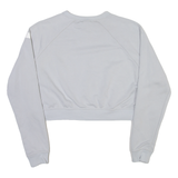 NIKE Cropped Womens Sweatshirt Grey S