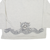 TORERO Tribal Womens Sweatshirt Grey 1/4 Zip M