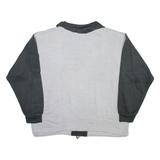 EXPLORATION TEAM The Snowy Season Mens Sweatshirt Grey 1/4 Zip S