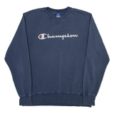 CHAMPION Mens Sweatshirt Blue XL