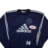 ADIDAS FC Bassecourt Mens Sweatshirt Blue L