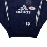 ADIDAS FC Bassecourt Mens Sweatshirt Blue L