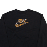 NIKE Mens Sweatshirt Black S