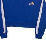 ELLESSE Cropped Womens Sweatshirt Blue UK 12