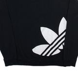 ADIDAS ORIGINALS Womens Sweatshirt Black UK 6