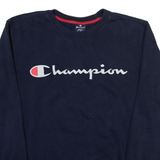 CHAMPION Mens Sweatshirt Blue S