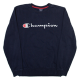 CHAMPION Mens Sweatshirt Blue S