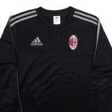 ADIDAS AC Milan FC Mens Sweatshirt Black XS