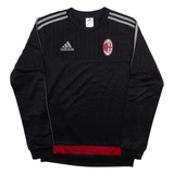 ADIDAS AC Milan FC Mens Sweatshirt Black XS