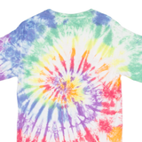 GILDAN Mens Tie Dye T-Shirt Purple S