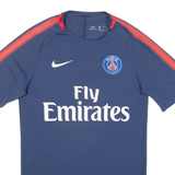NIKE PSG Mens Football Shirt Jersey Blue S