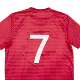 ADIDAS Les Bois Fc Mens Football Shirt Jersey Red M