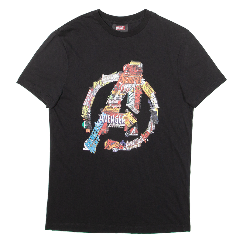 MARVEL Avengers Mens T-Shirt Black S