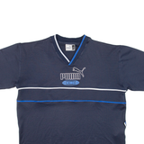 PUMA Mens Jersey Blue 90s V-Neck L